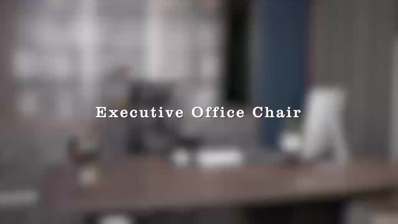 Big & Tall Executive Office Chair – Ergonomic Reclining Chair with Footrest, Lumbar Support & 360° Swivel Base