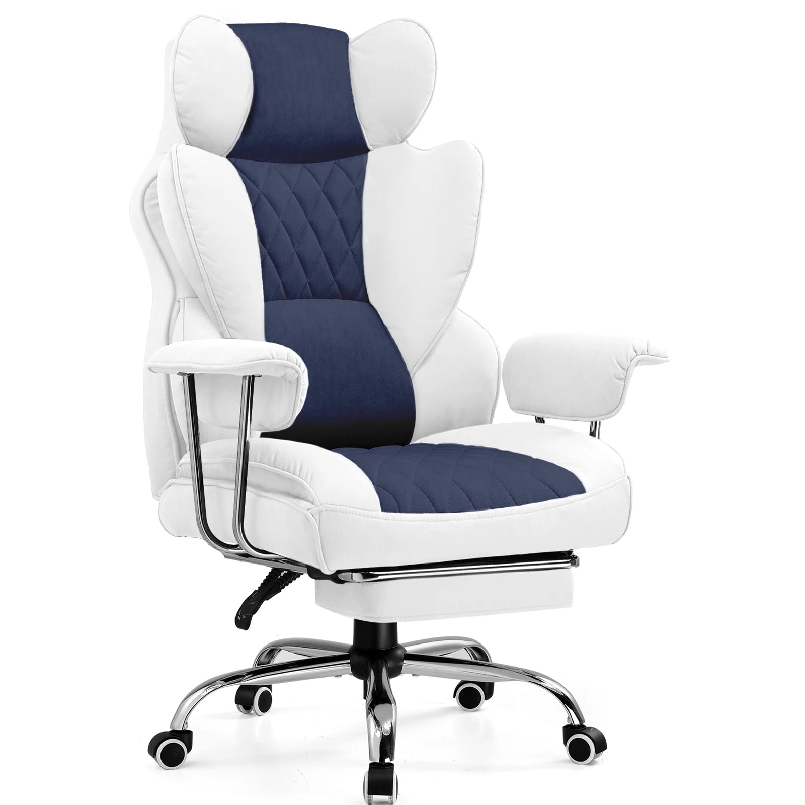 GTPLAYER Ergonomic Gaming Chair β Pocket Spring Lumbar Support, Wide Seat & Adjustable Footrest