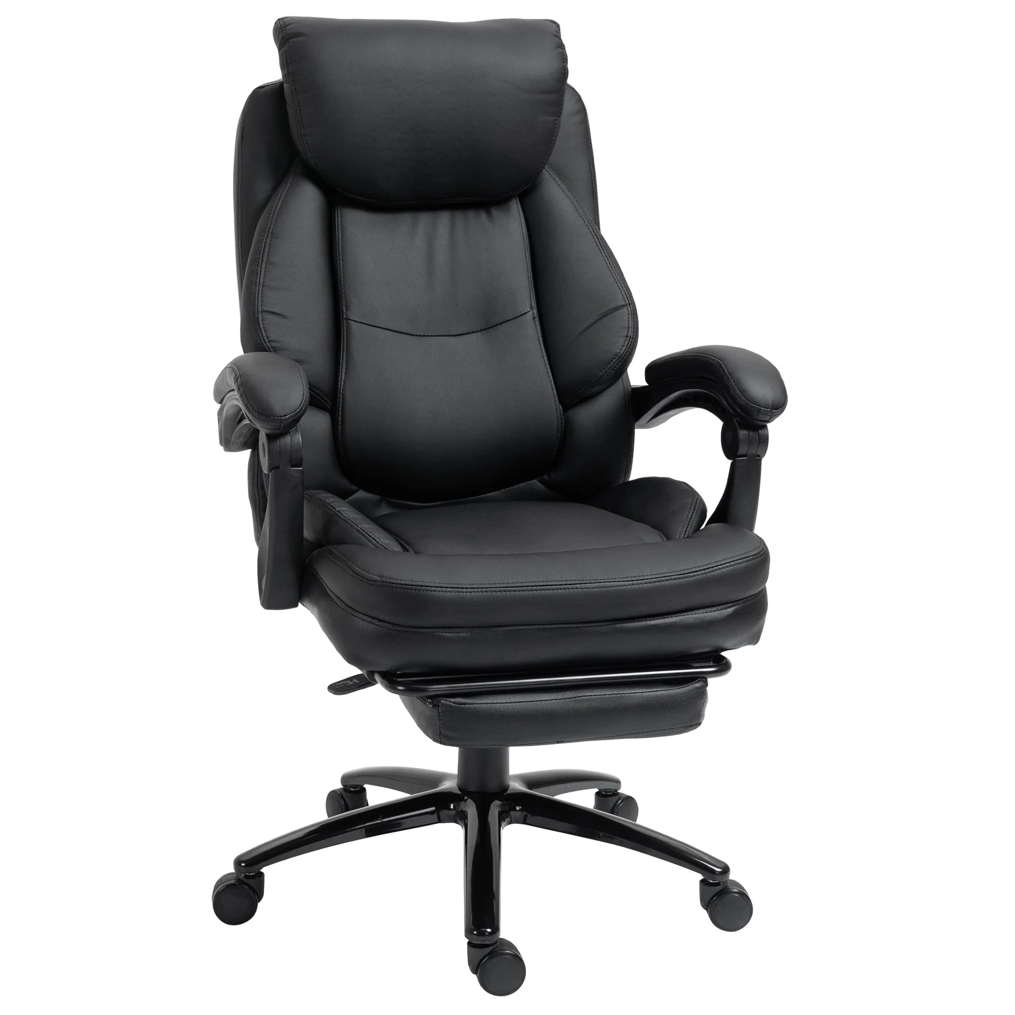 Vinsetto Ergonomic Office Chair β Adjustable Height, Reclining Backrest & Footrest