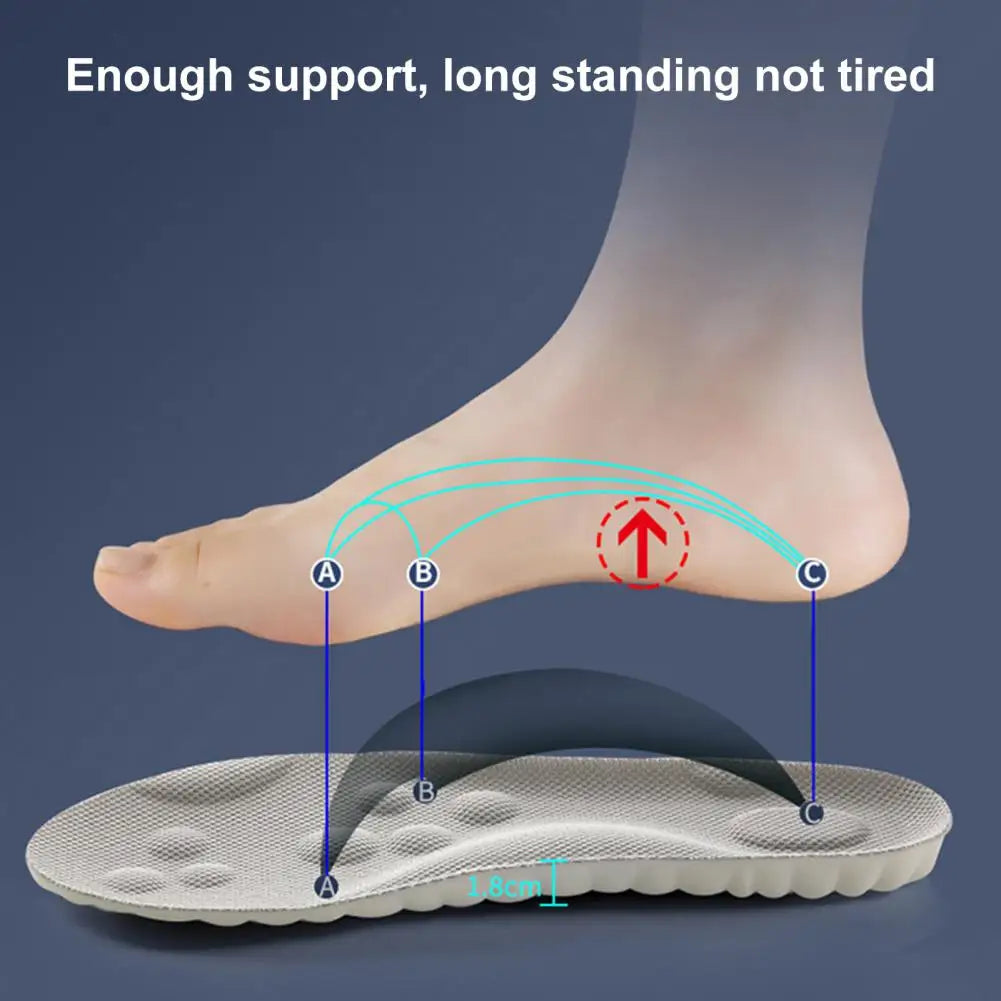 Click Mart™ Massage Insoles – Shock-Absorbing & Breathable Comfort for All-Day Wear