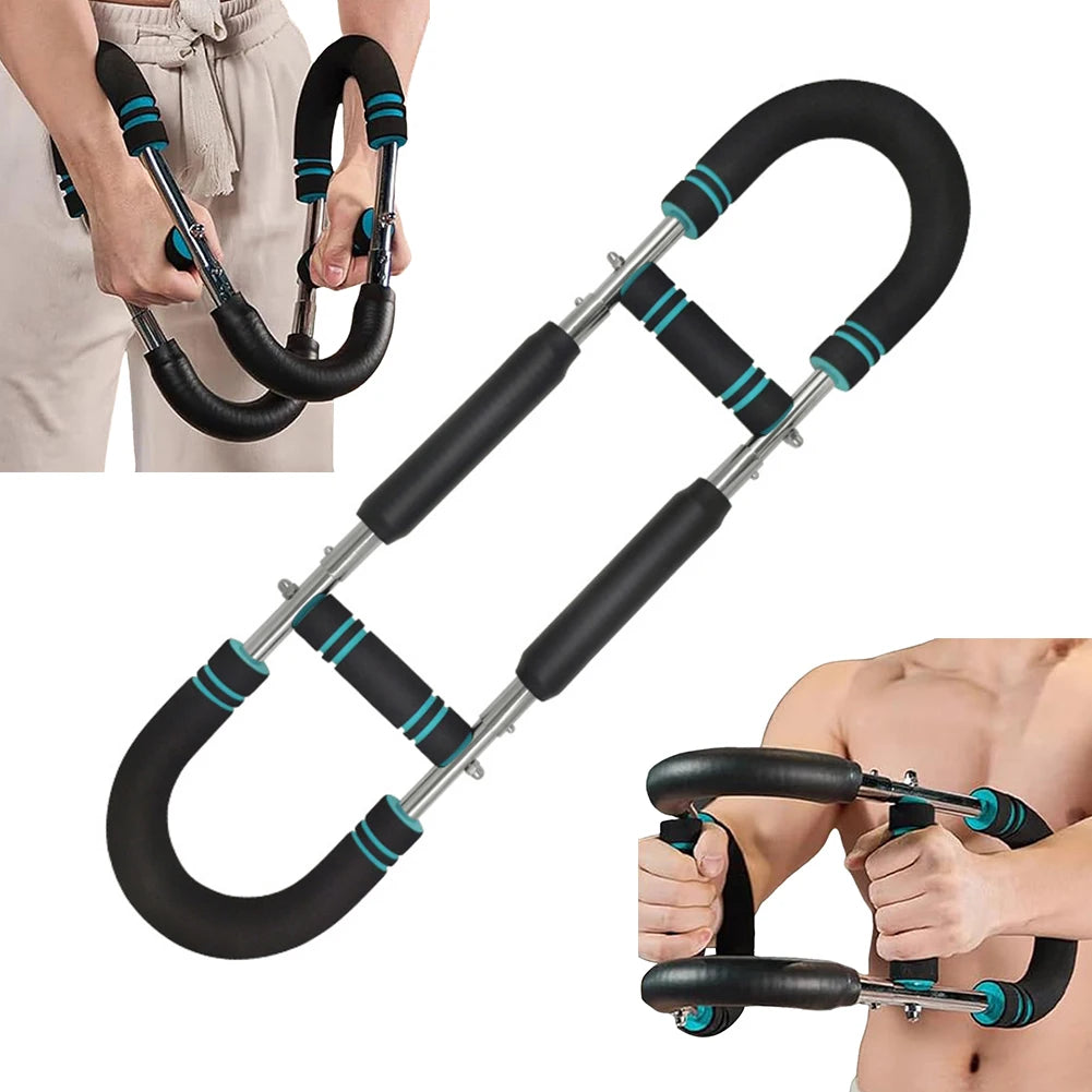Adjustable Twister Arm Exerciser U-Shaped Wrist Strength Trainer Chest Expander