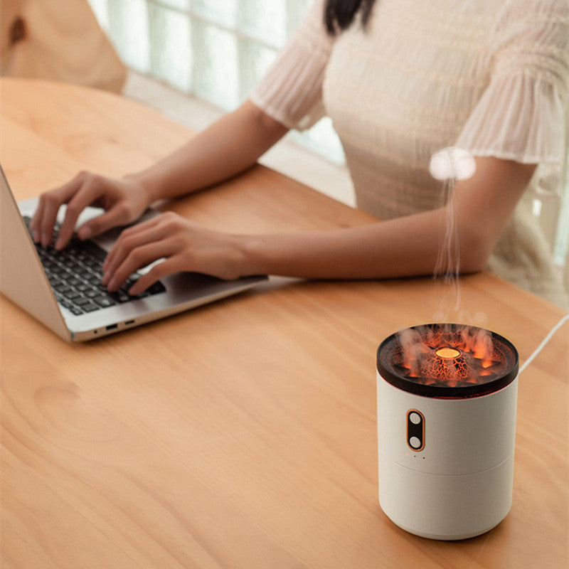 Volcanic Flame Aroma  USB Portable Lamp Fragrance Humidifier