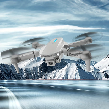 E88 Dual Camera Drone, Optical Flow Hovering, 480P Photography, Foldable, Compact and Portable, Ideal Gift for Beginners, Perfect Birthday or Christmas Present