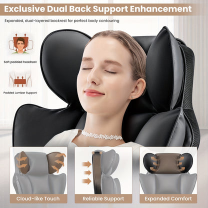 Big &amp; Tall Executive Office Chair – Ergonomic Reclining Chair with Footrest, Lumbar Support &amp; 360° Swivel Base