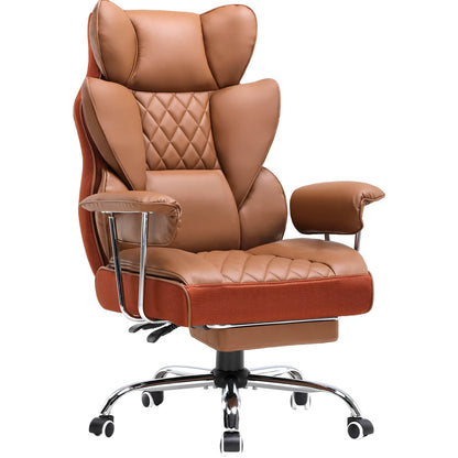 GTPLAYER Ergonomic Gaming Chair – Pocket Spring Lumbar Support, Wide Seat &amp; Adjustable Footrest