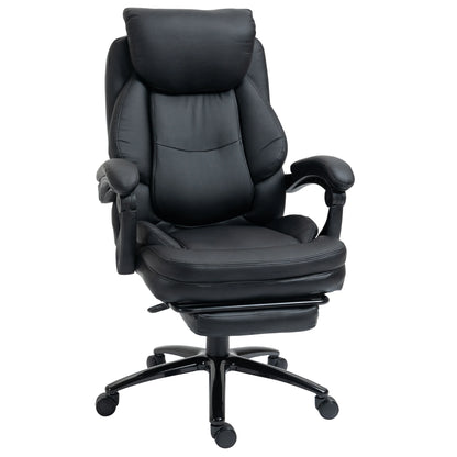 Vinsetto Ergonomic Office Chair – Adjustable Height, Reclining Backrest &amp; Footrest