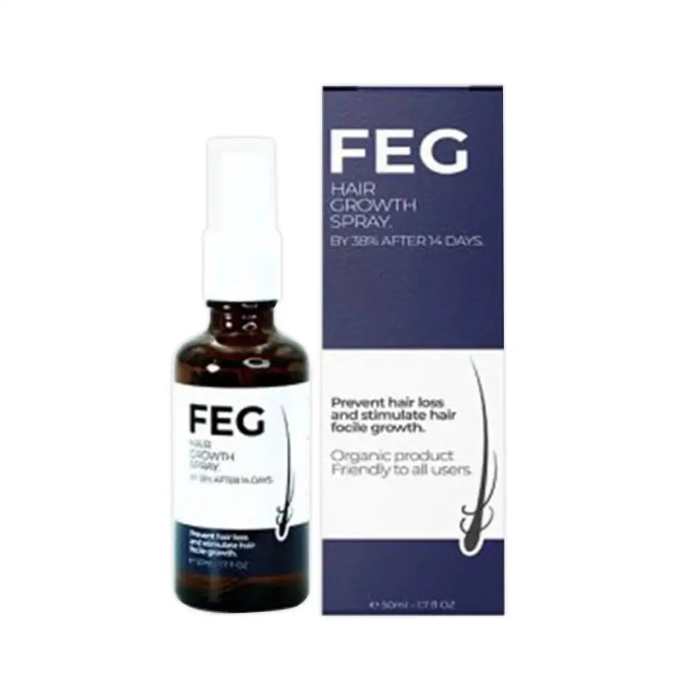 FEG Original Organic Hair Growth Spray Bring Healthy Hair Home Hair Care Oil Hair Care Spray Serum For Hair Loss