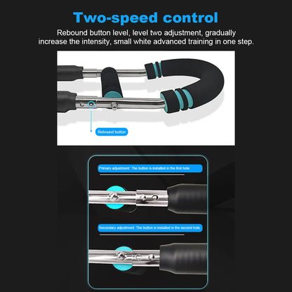 Adjustable Twister Arm Exerciser U-Shaped Wrist Strength Trainer Chest Expander