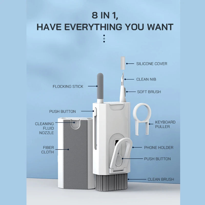 Click Mart 8-in-1 SmartClean™ Kit – The Ultimate Gadget Cleaning Toolset