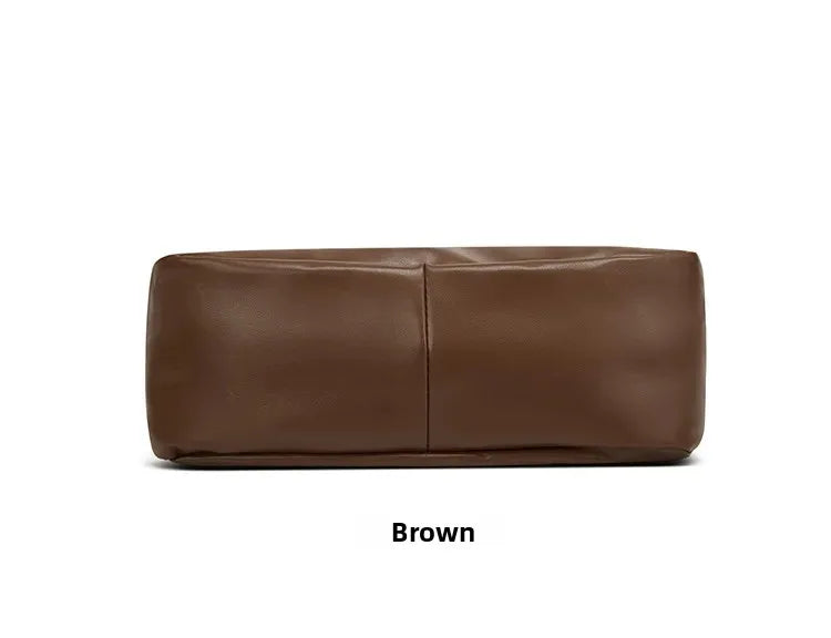 Große, koreanische Umhängetasche, ideal für Pendler, schlichte, modische Retro-Tasche mit weichem Polyesterfutter