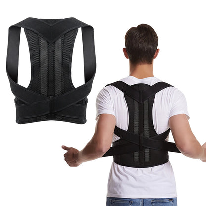 Back Brace Posture Corrector for Women &amp; Men, Adjustable Back Lumbar Support Belt Shoulder Posture Support for Improve Scoliosis