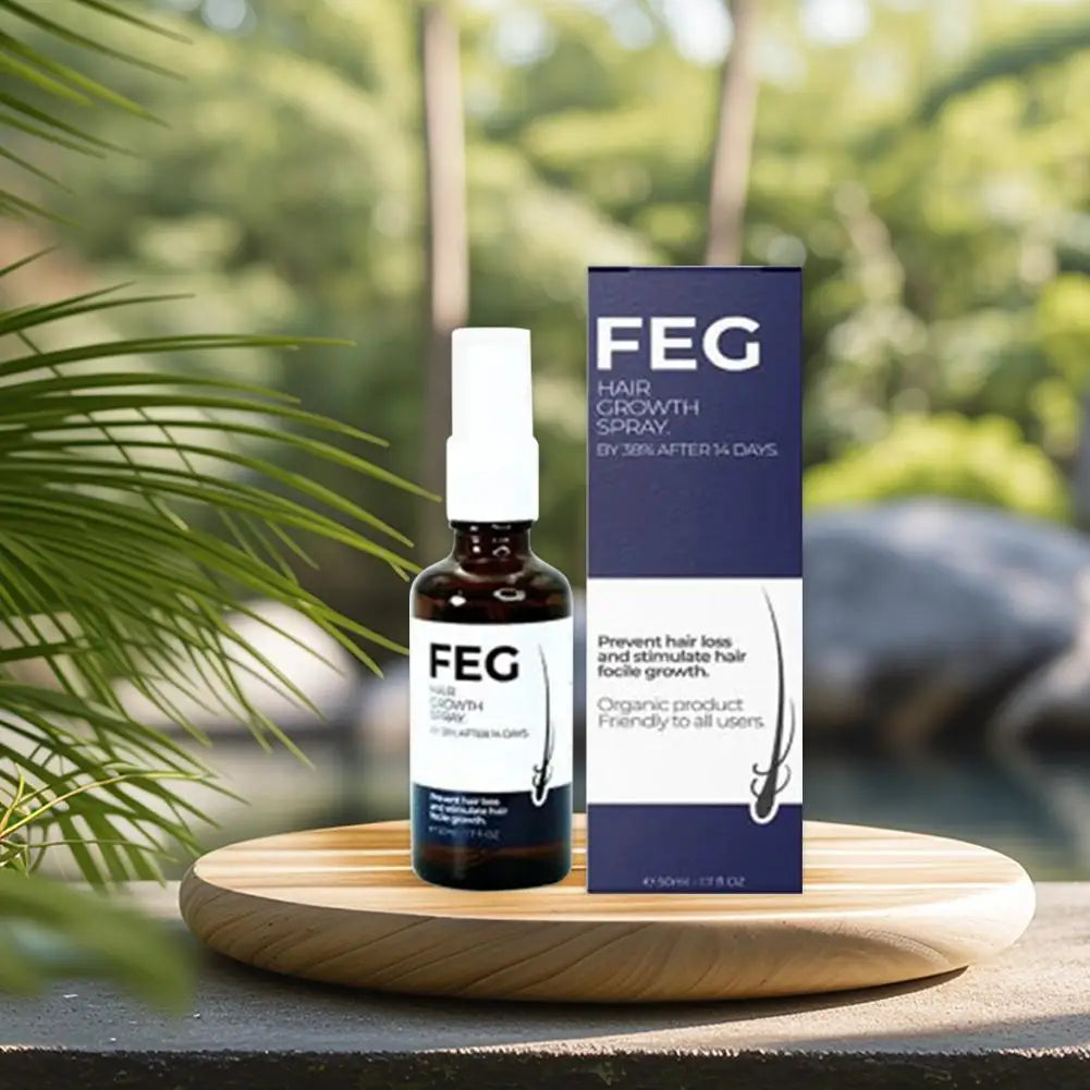 FEG Original Organic Hair Growth Spray Bring Healthy Hair Home Hair Care Oil Hair Care Spray Serum For Hair Loss