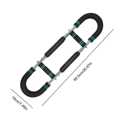 Adjustable Twister Arm Exerciser U-Shaped Wrist Strength Trainer Chest Expander